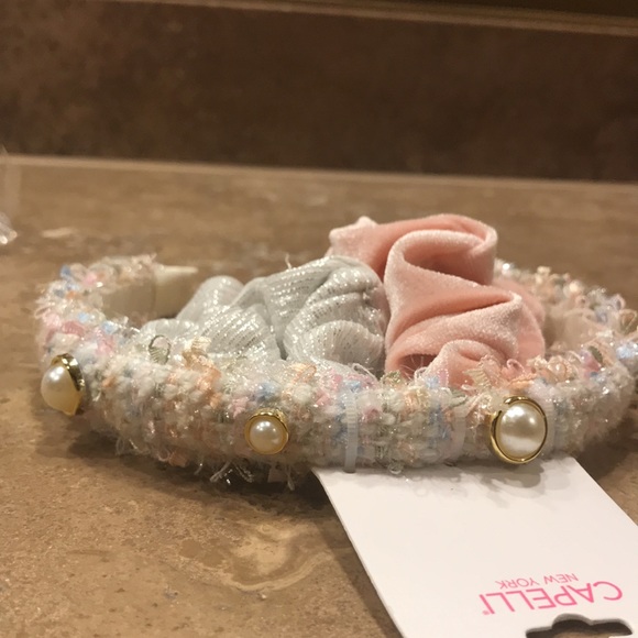 FREE Tweed pearl head band with bundle - Picture 3 of 5